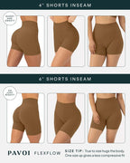 PAVOI ACTIVE Buttery Soft Shorts for Women - High Waisted Workout Shorts - 4" & 6" No Front Seams Gym Shorts - Flexflow